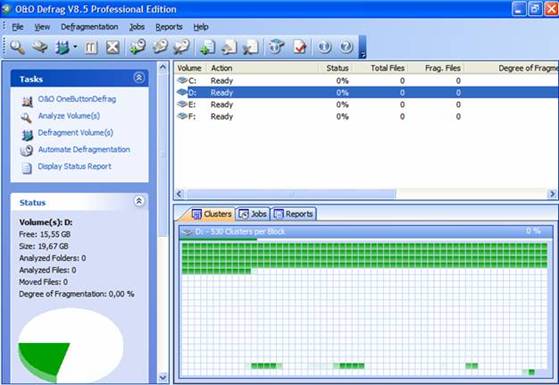 O&O Disk Defragment 8.5 Professional --