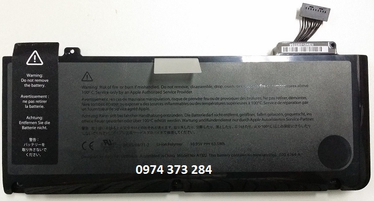 Original Battery Macbook Pro 13 A1322 A1278 2009, 2010, 2011&2012
